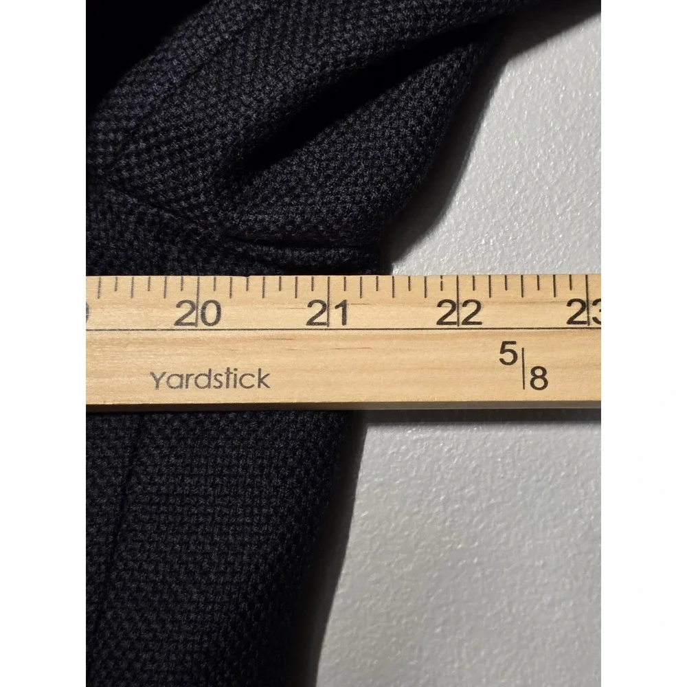 Chaps Ralph Lauren Hopsack Mens 42R Navy Virgin Wool Gold-Button Sport Coat